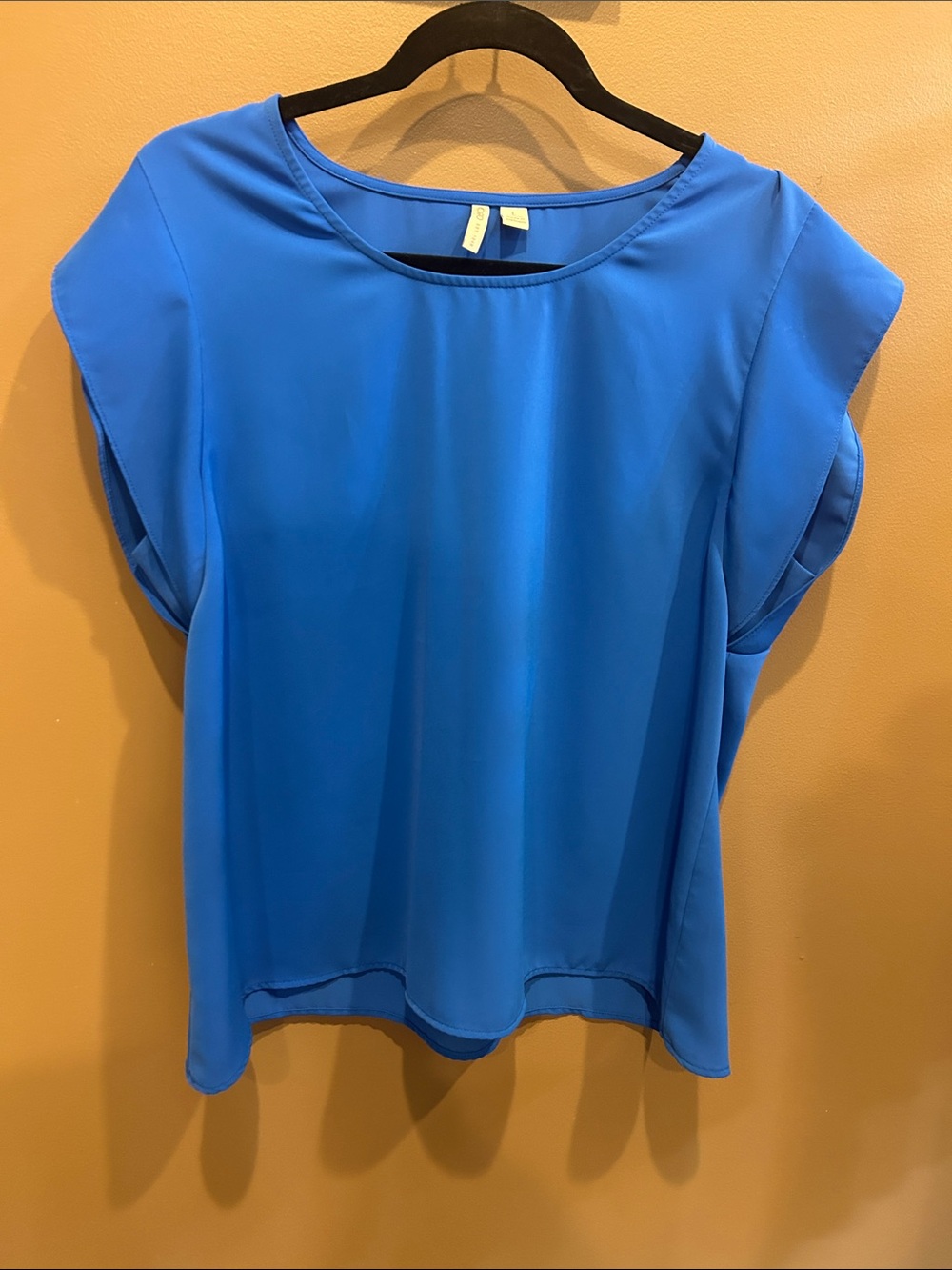 Cato Royal Blue Cap Sleeve Blouse